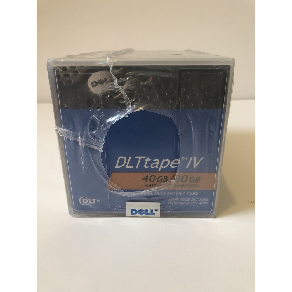 Pack of 5 Dell DLTtape IV 40GB/80GB Data Cartridges NEW